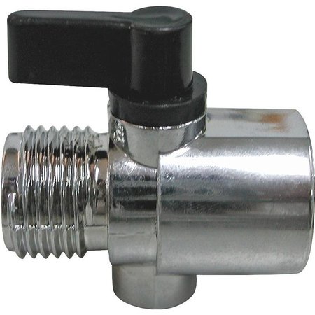 PROSOURCE Exclusively Orgill Adapter Control, ABS, Silver, Chrome, For Control Water Flow or Turn Off Water PMB-020
